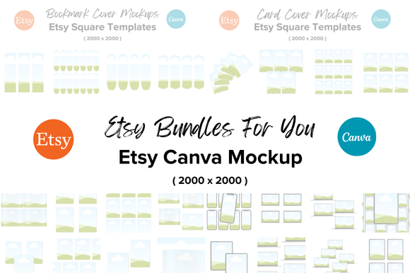 150 Etsy Cover Mockups Bundle: Elevate Your Shop's Visual Branding