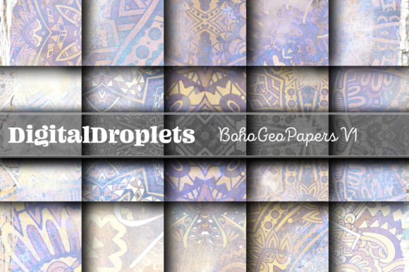 Boho Geo Papers Vol. 1: Elevate Your Design Projects