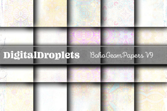 Boho Geom Papers Vol. 9: A Designer's Textured Asset