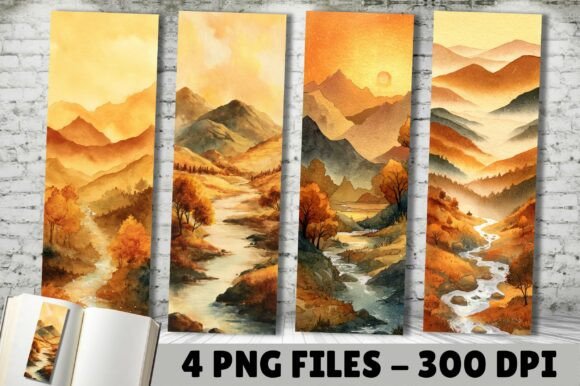 Elevate Your Brand with Scenic Bookmark Designs