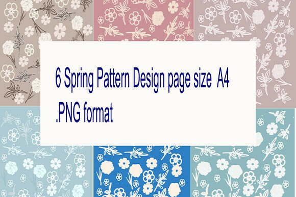 Elevate Your Designs with 6 Spring Patterns: A Creative Toolkit
