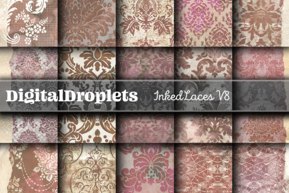 Inked Laces Vol. 8: Vintage Textures for Modern Design
