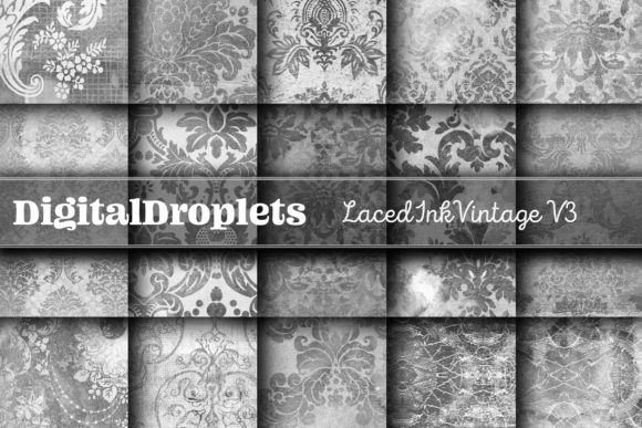 Laced Ink Vintage Vol. 3: A Designer's Textured Toolkit