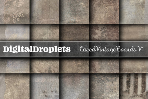 Laced Vintage Boards Vol. 1: A Designer's Texture Collection