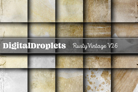 Rusty Vintage Papers Vol.26: Textured Design Assets