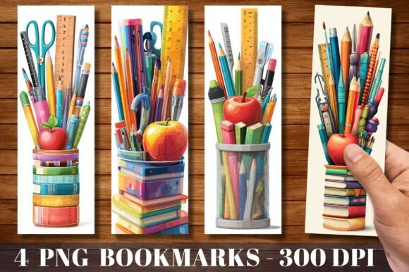 Teacher Pencil Bookmark: A Design Asset for Education