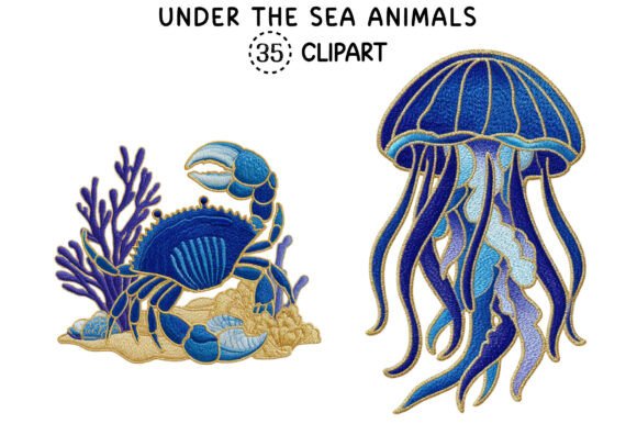 Under the Sea Animals Clipart Bundle: Dive into Creative Design