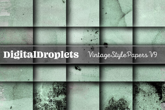 Vintage Style Papers Vol. 9: A Designer's Toolkit for Timeless Texture