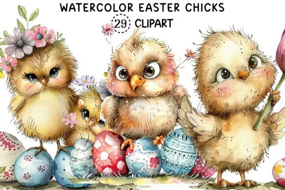 Watercolor Easter Chicks Clipart: A Designer's Guide